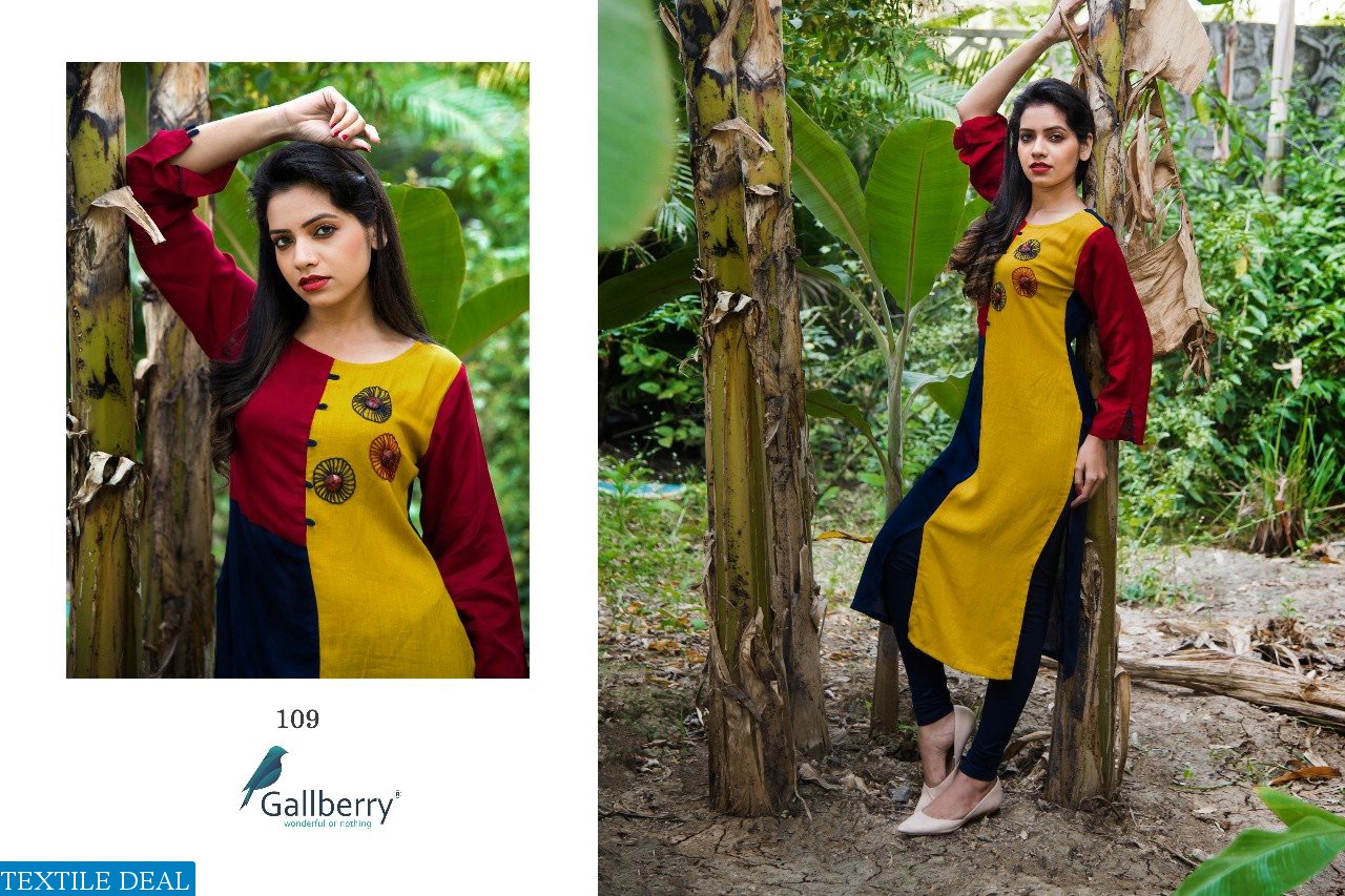 Gallberry gardenia vol-2 Wholesale ready made long kurtis